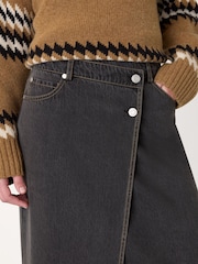 Φούστα Midi με κουμπιά και τζιν Whistles - Εικόνα 3 του 5