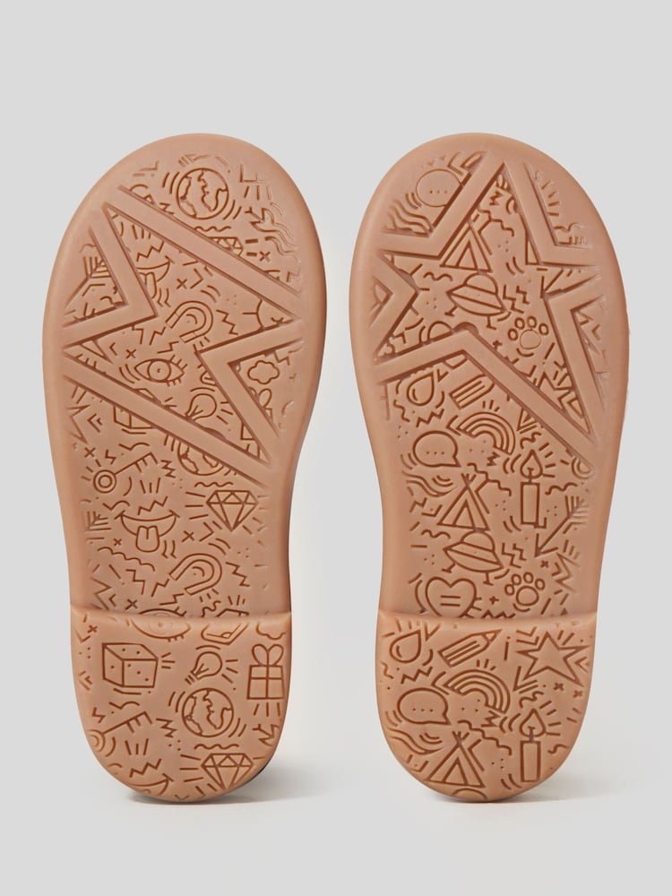 Zig+Star Gold Rae Junior Cross-Strap Sandals - Image 3 of 3 Zig+Star Gold Rae Junior Cross-Strap Sandals - Image 3 of 3