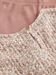 Neutral Peplum Top and Leggings Set (3mths-7yrs) - Image 8 of 8