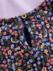 Navy Floral Top and Legging Set (3mths-7yrs) - Image 9 of 9
