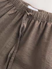 Washed Brown Balloon Leg Trousers - Image 7 of 9