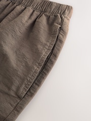 Washed Brown Balloon Leg Trousers - Image 8 of 9