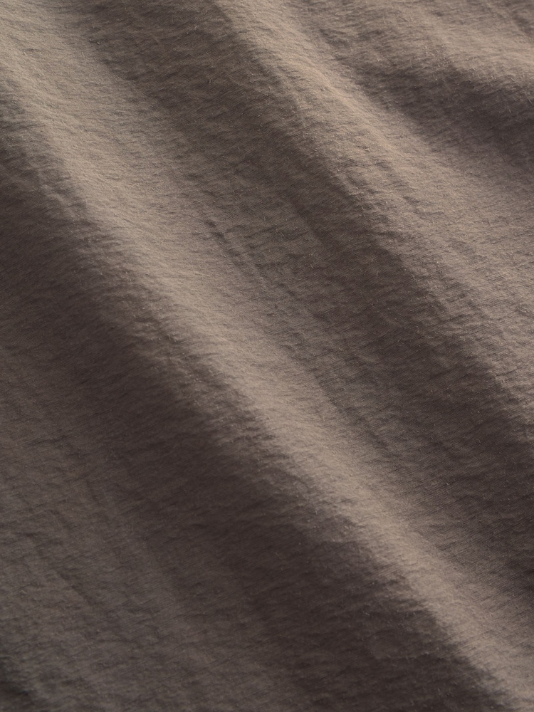 Washed Brown Balloon Leg Trousers - Image 9 of 9