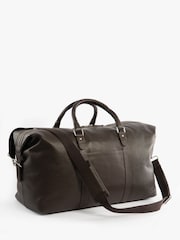 Totes Brown Genuine Leather Weekender Bag - Image 3 of 5