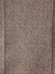 Neutral Double Breasted Loose Fit Wool Blend Flannel Suit Jacket - Image 6 of 10