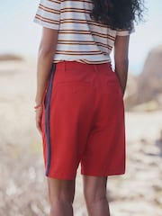 Red Chino Short With Side Stripes Shorts - Image 4 of 7