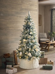 White Snowy 6ft Pre Lit Christmas Tree - Image 1 of 6
