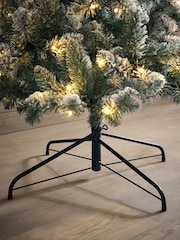 White Snowy 7ft Pre Lit Christmas Tree - Image 3 of 6