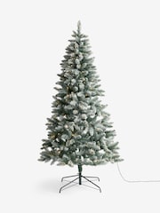White Snowy 7ft Pre Lit Christmas Tree - Image 5 of 6