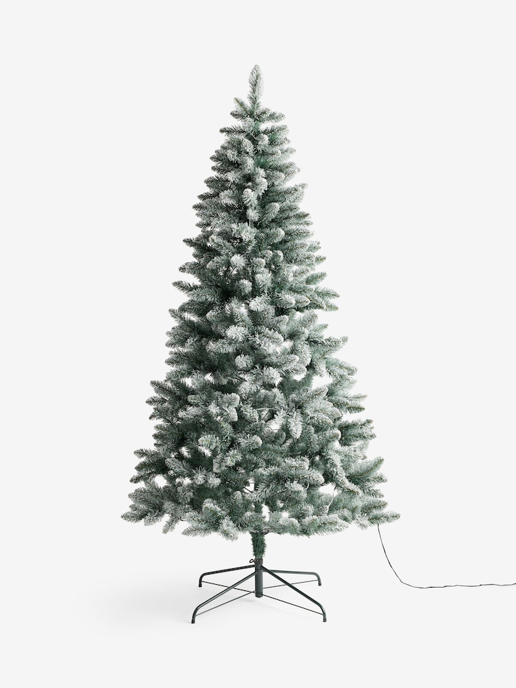 White Snowy 7ft Pre Lit Christmas Tree - Image 6 of 6 White Snowy 7ft Pre Lit Christmas Tree - Image 6 of 6