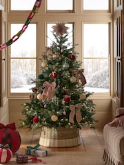 Green Nordmann Fir 6ft Pre Lit Christmas Tree - Image 1 of 6