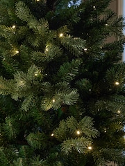 Green Nordmann Fir 6ft Pre Lit Christmas Tree - Image 4 of 6