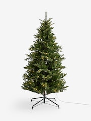 Green Nordmann Fir 7ft Pre Lit Christmas Tree - Image 5 of 6