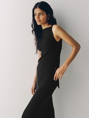 The Set Sleeveless Vest and Trousers Knitted Co-Ord Set Black - Image 7 of 15