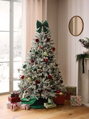White Snowy Grand Fir 6ft Pre Lit Christmas Tree - Image 1 of 6