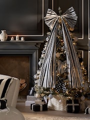 White Snowy Grand Fir 6ft Pre Lit Christmas Tree - Image 5 of 6