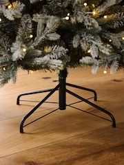 White Snowy Grand Fir 7ft Pre Lit Christmas Tree - Image 3 of 6