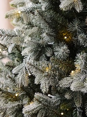 White Snowy Grand Fir 7ft Pre Lit Christmas Tree - Image 4 of 6