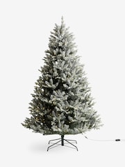 White Snowy Grand Fir 7ft Pre Lit Christmas Tree - Image 5 of 6