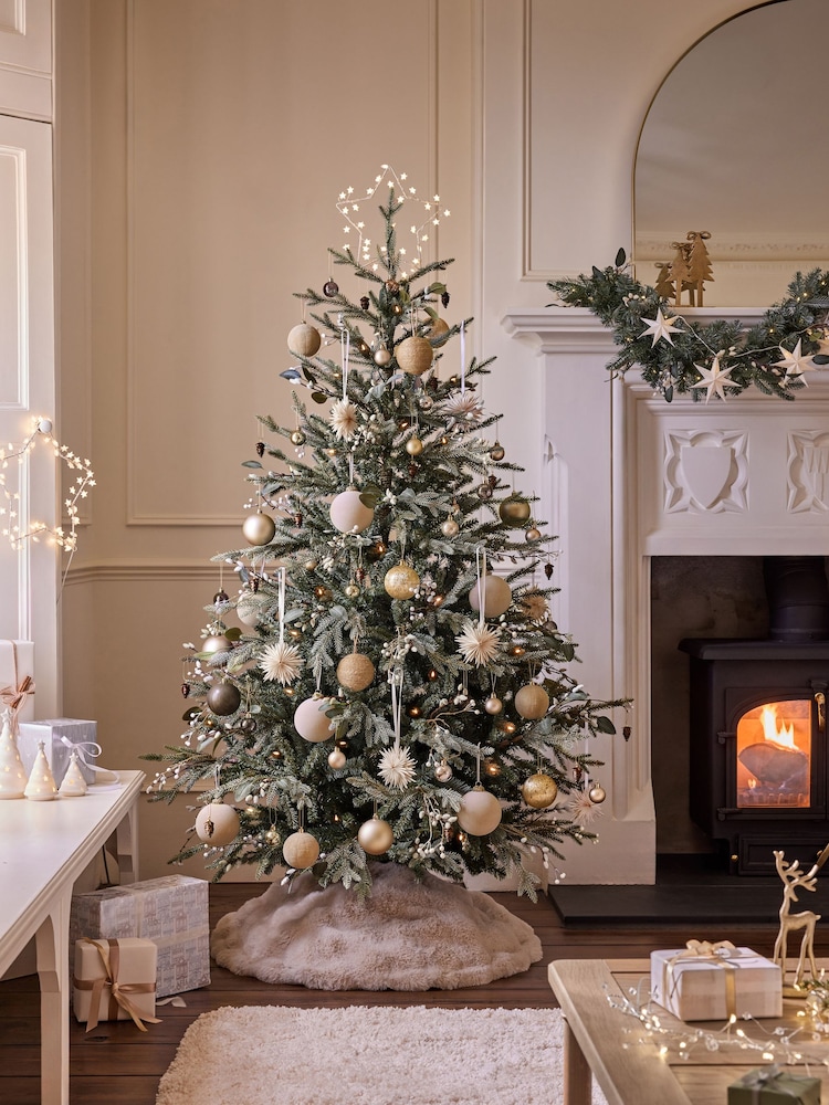White Frosty Foliage 6ft Pre Lit Christmas Tree - Image 1 of 6 White Frosty Foliage 6ft Pre Lit Christmas Tree - Image 1 of 6