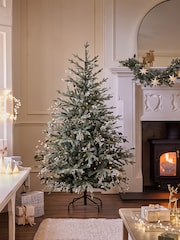 White Frosty Foliage 6ft Pre Lit Christmas Tree - Image 2 of 6