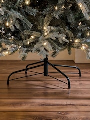 White Frosty Foliage 7ft Pre Lit Christmas Tree - Image 4 of 6