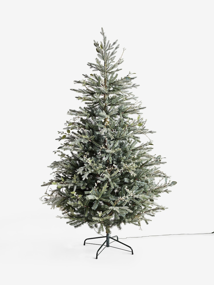 White Frosty Foliage 7ft Pre Lit Christmas Tree - Image 6 of 6 White Frosty Foliage 7ft Pre Lit Christmas Tree - Image 6 of 6