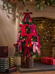 Green Ribbon Bow 3ft Pre Lit Christmas Tree - Image 1 of 5