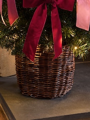 Green Ribbon Bow 3ft Pre Lit Christmas Tree - Image 2 of 5