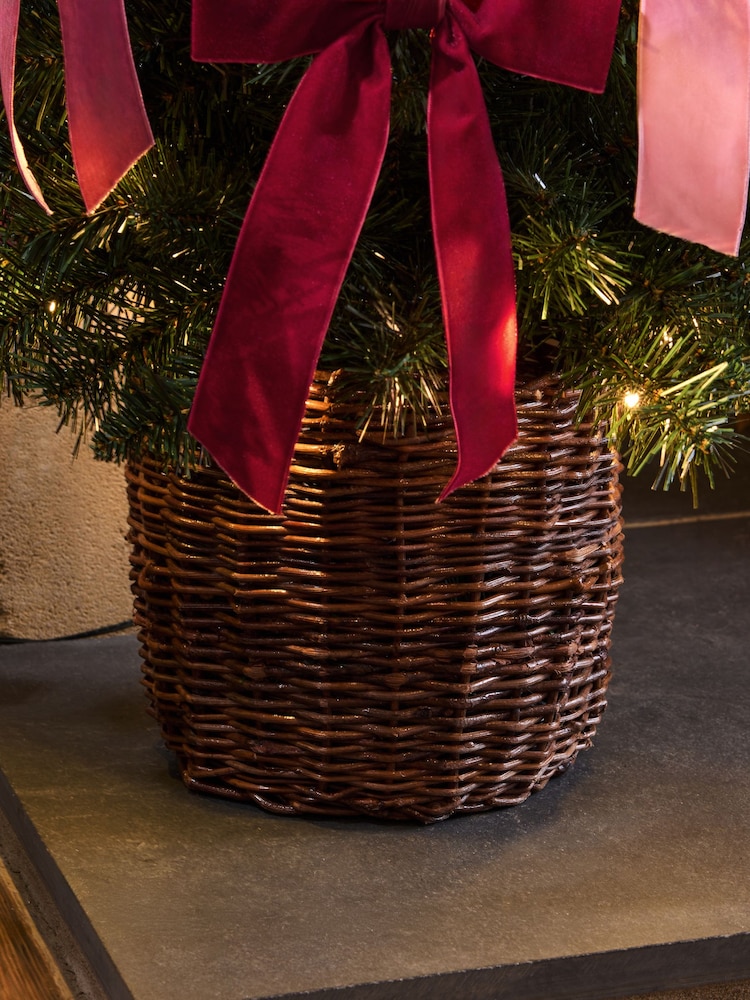 Green Ribbon Bow 3ft Pre Lit Christmas Tree - Image 2 of 5 Green Ribbon Bow 3ft Pre Lit Christmas Tree - Image 2 of 5