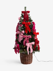 Green Ribbon Bow 3ft Pre Lit Christmas Tree - Image 4 of 5