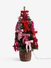 Green Ribbon Bow 3ft Pre Lit Christmas Tree - Image 5 of 5