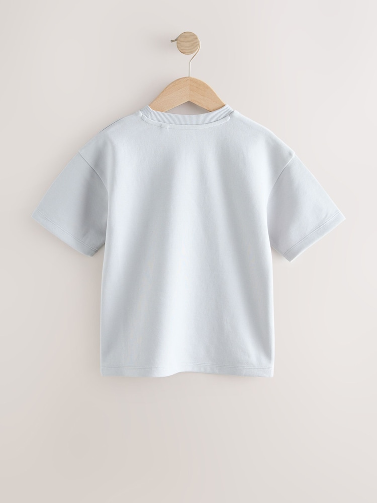Grey Graphic Heavyweight Short Sleeve T-Shirt (3-16yrs) - Image 2 of 4