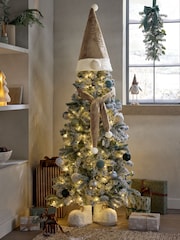 White Novelty Gonk 6ft Pre Lit Christmas Tree - Image 1 of 5