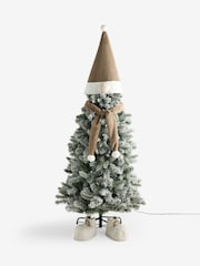 White Novelty Gonk 6ft Pre Lit Christmas Tree - Image 5 of 5