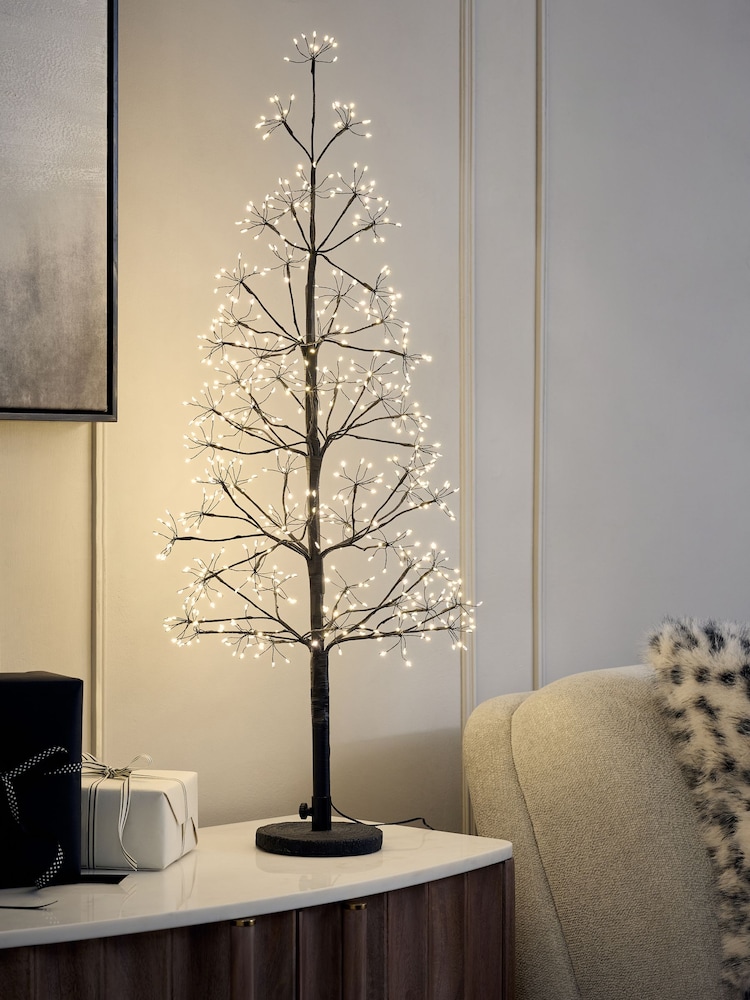 Black Twig 3ft Pre Lit Christmas Tree - Image 2 of 8 Black Twig 3ft Pre Lit Christmas Tree - Image 2 of 8