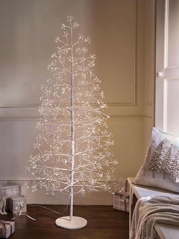 White Twig 6ft Pre Lit Christmas Tree - Image 1 of 5