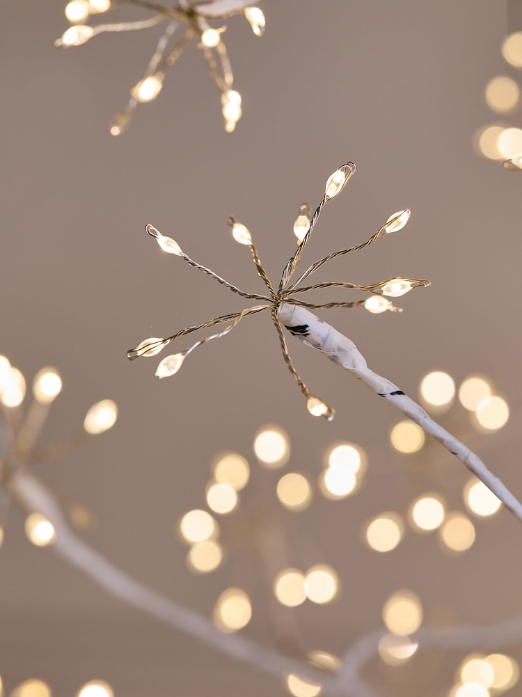 White Twig 6ft Pre Lit Christmas Tree - Image 2 of 5