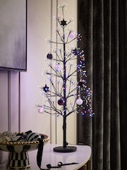 Black Multi Light Twig 3ft Pre Lit Christmas Tree - Image 1 of 8