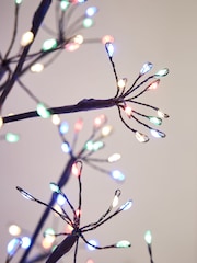 Black Multi Light Twig 3ft Pre Lit Christmas Tree - Image 4 of 8