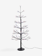 Black Multi Light Twig 3ft Pre Lit Christmas Tree - Image 7 of 8