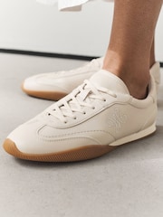 Neutral Forever Comfort® Slim Lace Up Logo Trainers - Image 10 of 10