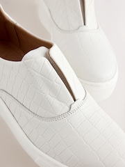 Bone Forever Comfort® Leather Wedge Trainers - Image 10 of 10