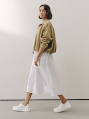 Bone Forever Comfort® Leather Wedge Trainers - Image 4 of 10