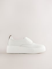 Bone Forever Comfort® Leather Wedge Trainers - Image 7 of 10