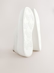 Bone Forever Comfort® Leather Wedge Trainers - Image 8 of 10