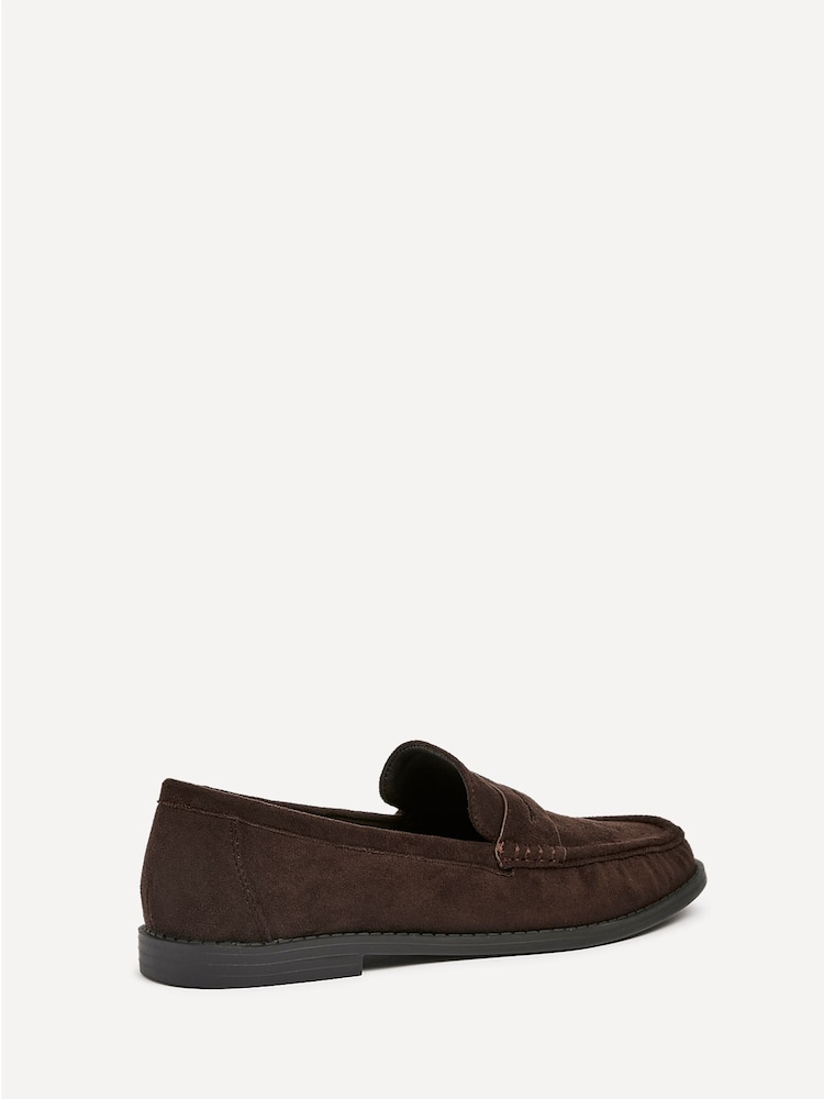 Linzi Brown Precise Classic Loafers With Front Tab - Image 5 of 5 Linzi Brown Precise Classic Loafers With Front Tab - Image 5 of 5