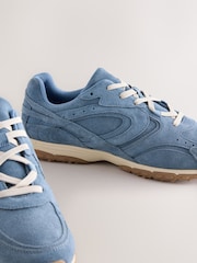 Blue Forever Comfort® Suede Wave Sole Trainers - Image 10 of 10