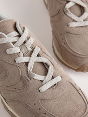 Taupe Forever Comfort® Suede Wave Sole Trainers - Image 7 of 8
