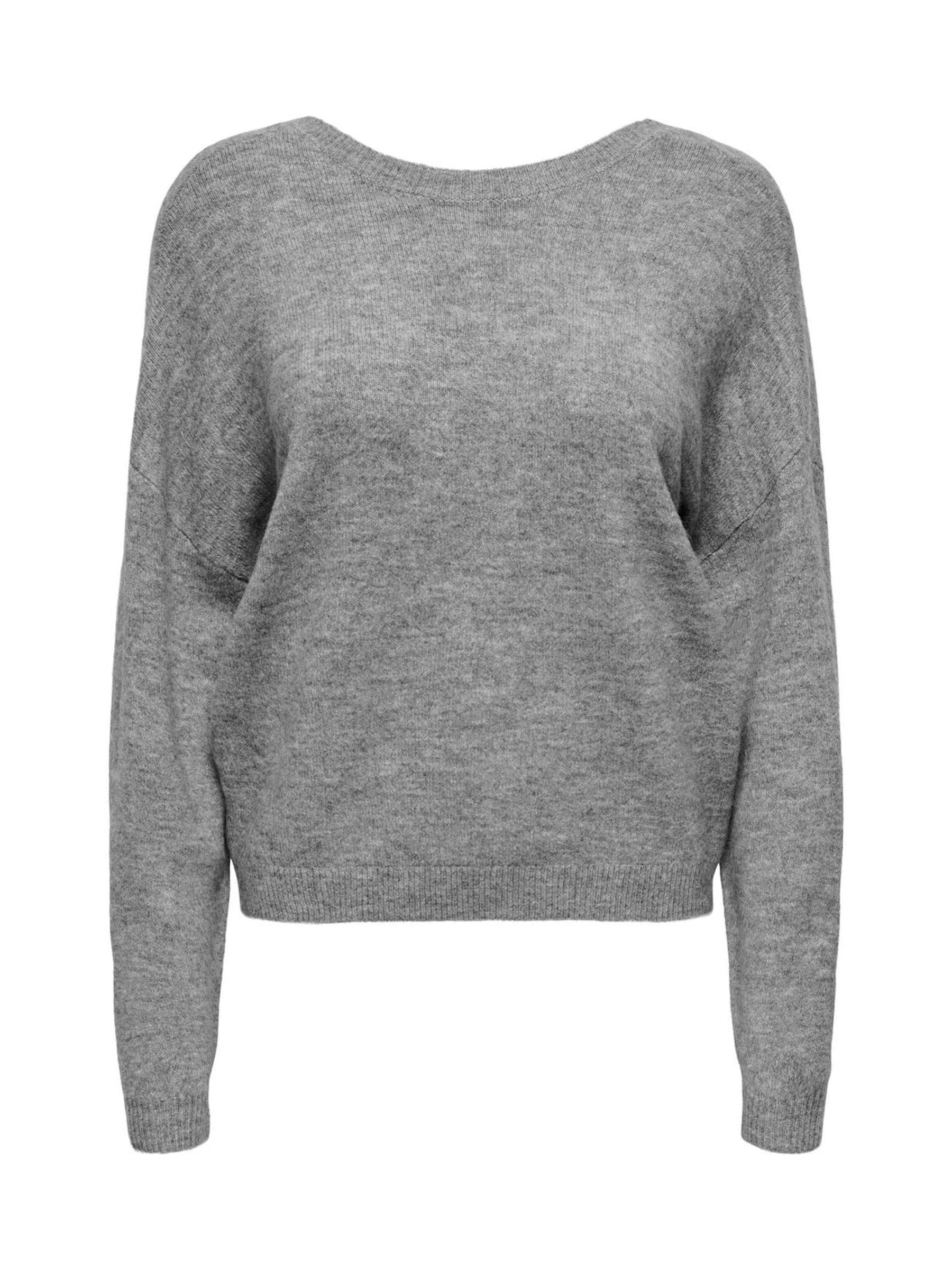 Buy ONLY Grey Lace Detail Reversible Knit Jumper from Next Romania